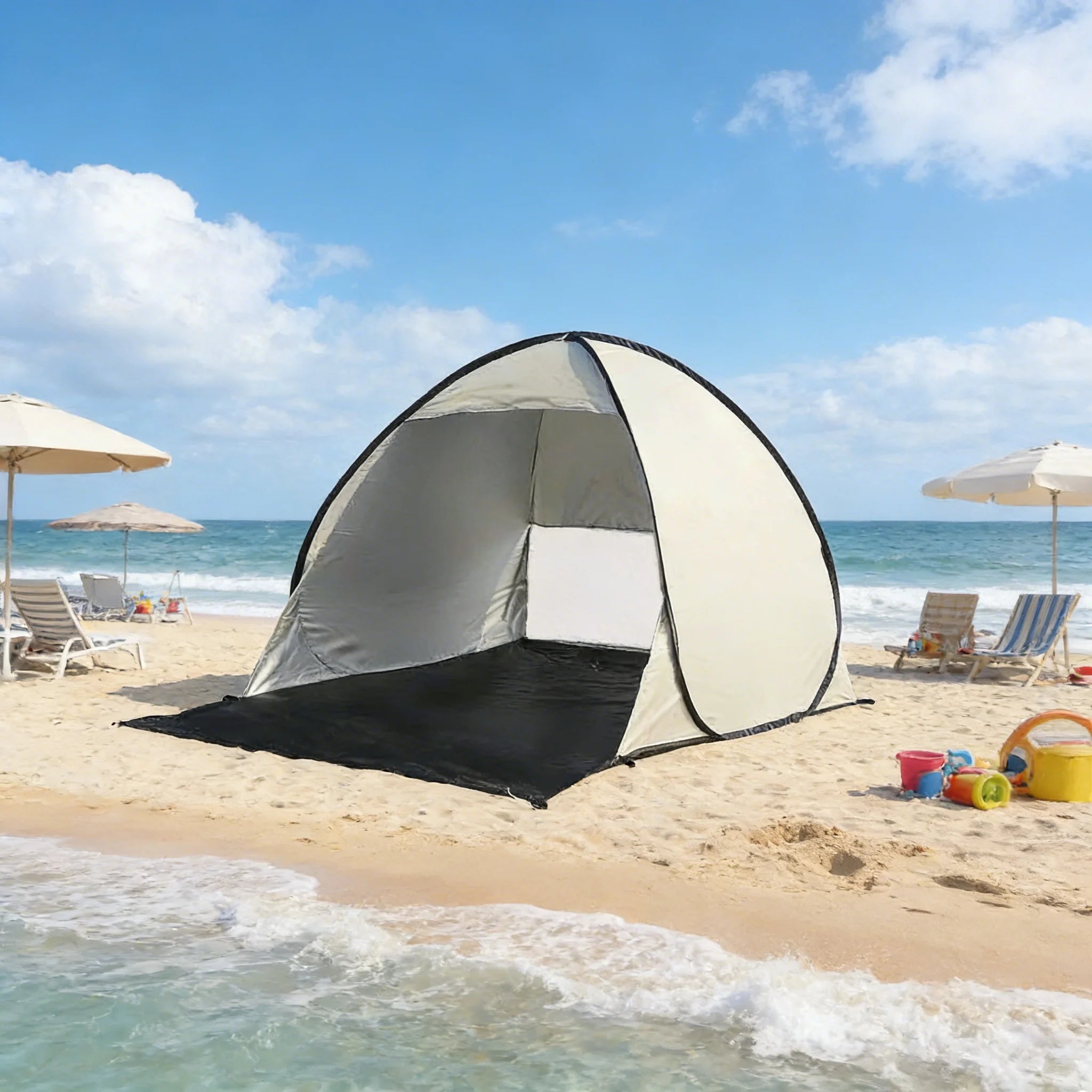 2-3 Person Quick-Open Beach &
