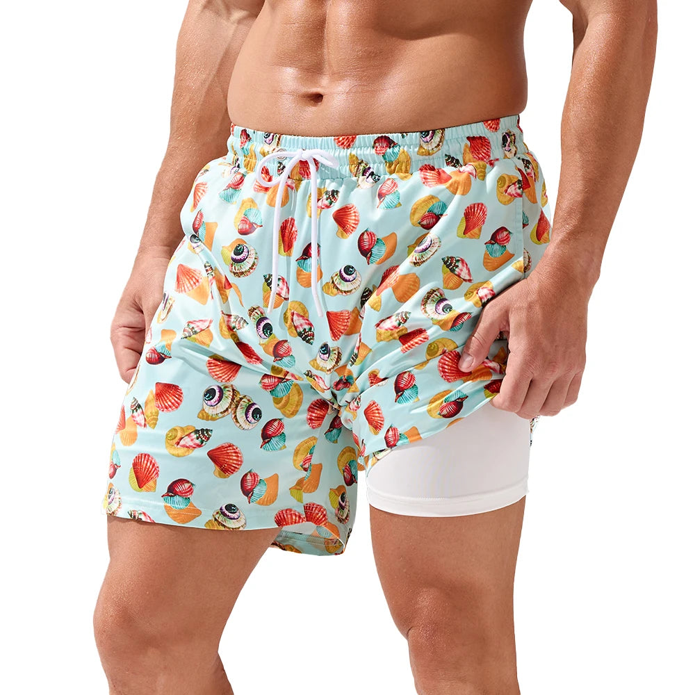 Beach Shorts with Side Pockets