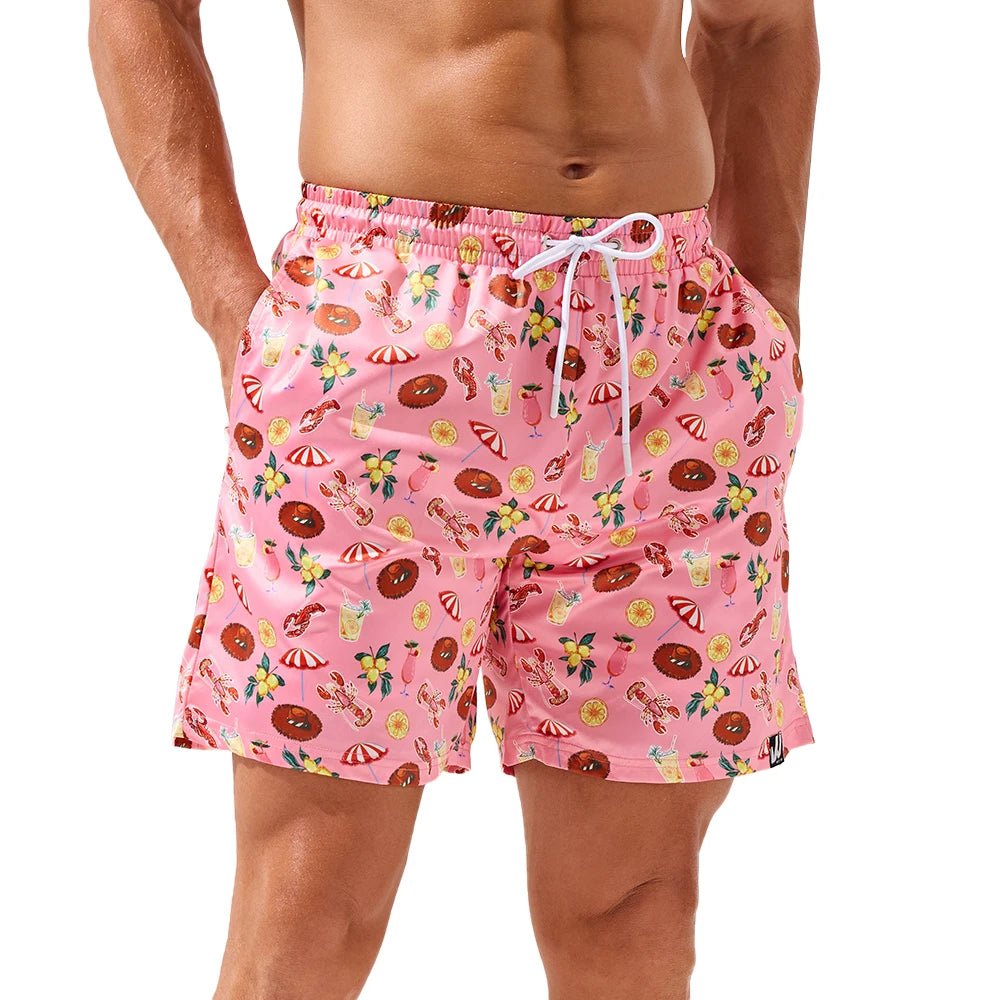 Beach Shorts with Side Pockets