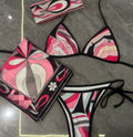 NEW STOCK Fashion Print Luxury 4 Pieces Swimwear