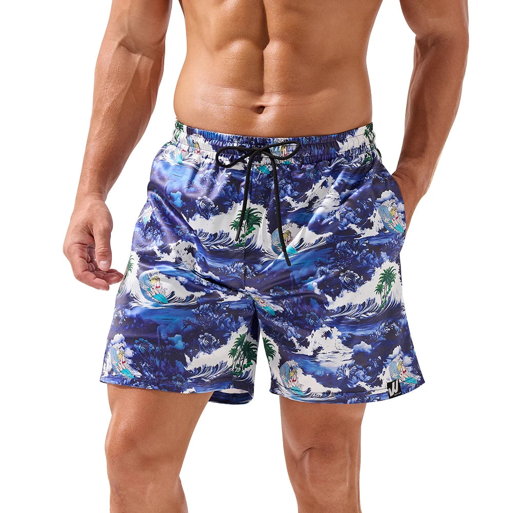 Beach Shorts with Side Pockets