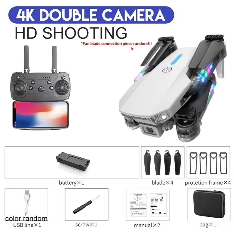 E88 Professional Wide Angle RC Dron HD 4K Camera