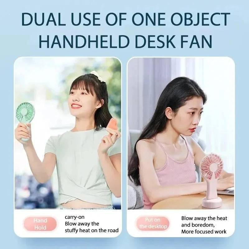 Handheld Mini Fan Portable USB