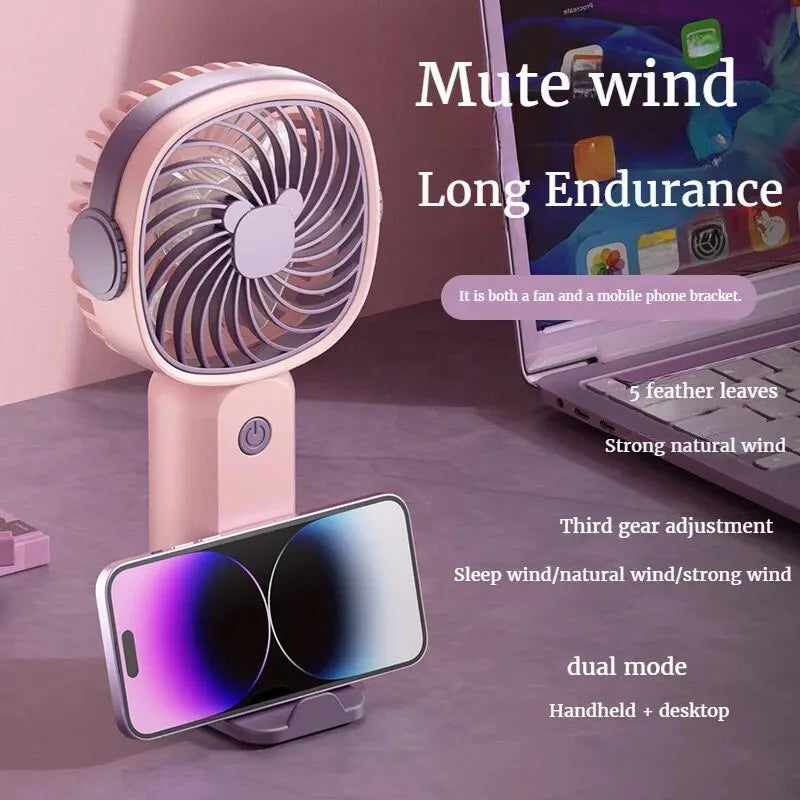 Mini USB Handheld Fan Multi-Functional