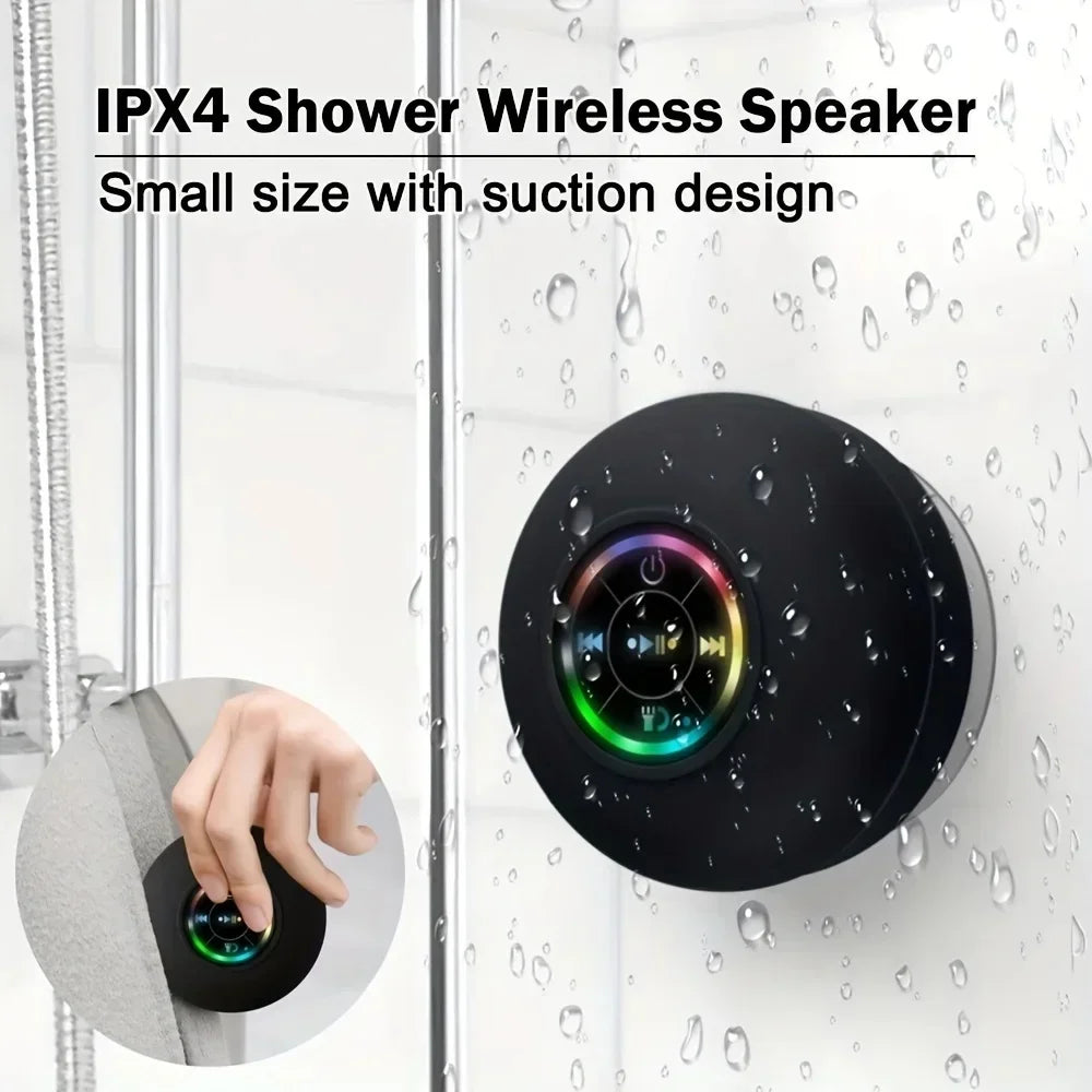 Mini Bluetooth Speaker Shower Subwoofer Waterproof