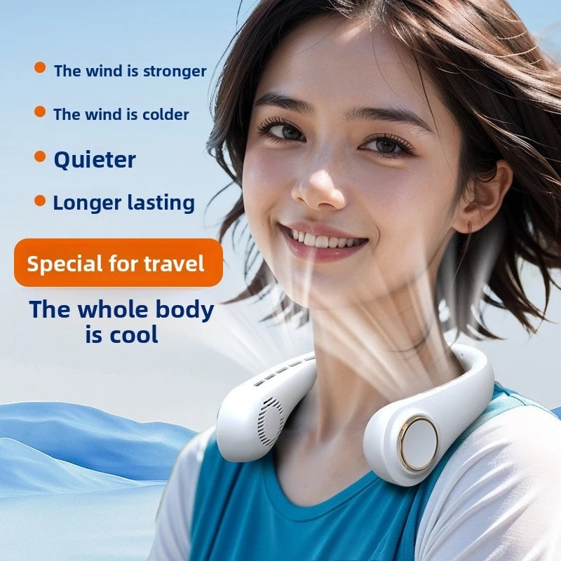 Neck Fan Portable Rechargeable  Long Battery