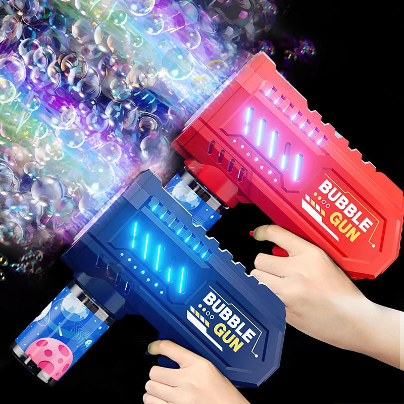 Fully Automatic Space Bubble Blowing Toy Bubble Gun