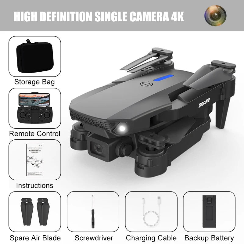 E88/E58 Mini Drone Professional 4K HD Camera