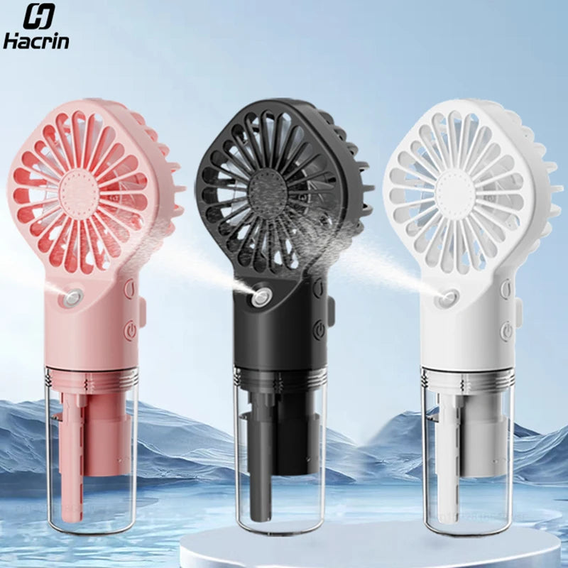 Mini Handheld Mist Fan Portable USB