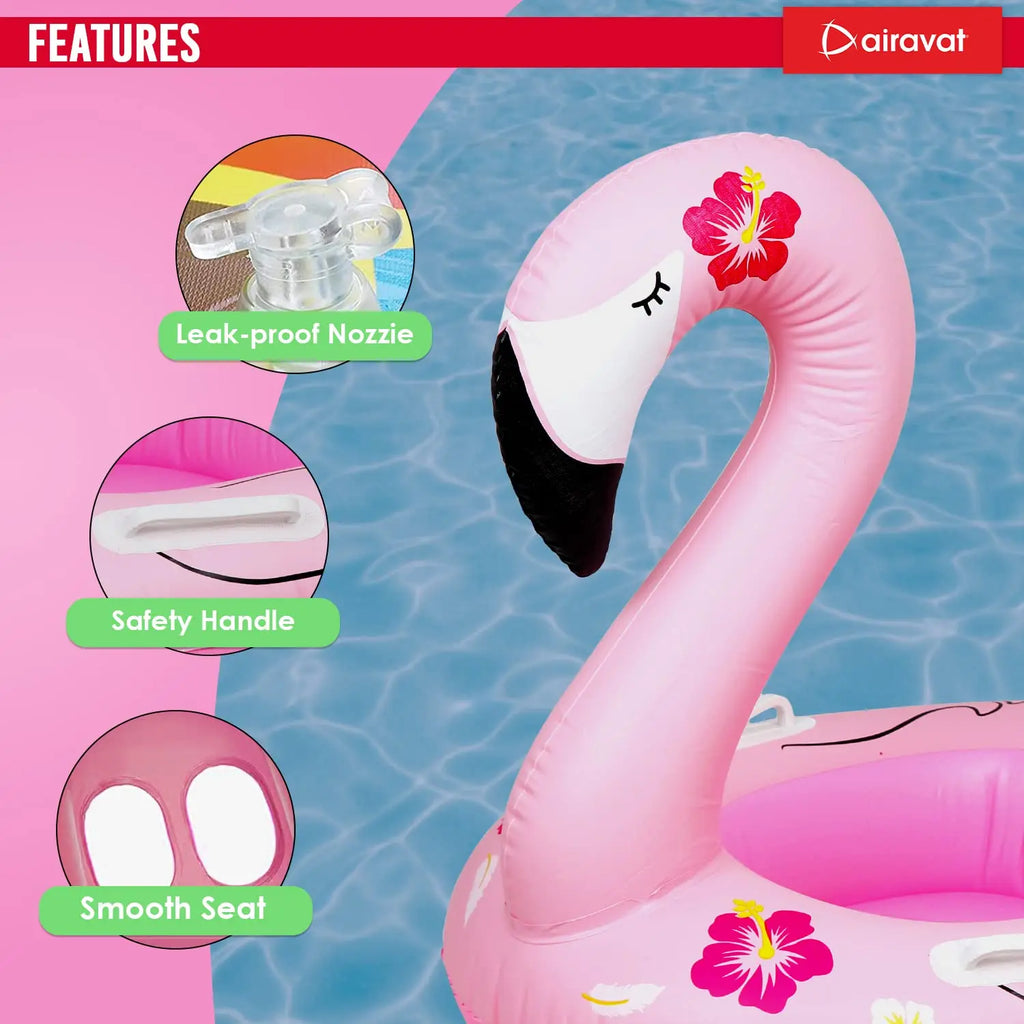 Toy Floating Seat Flamingo Shape Water
