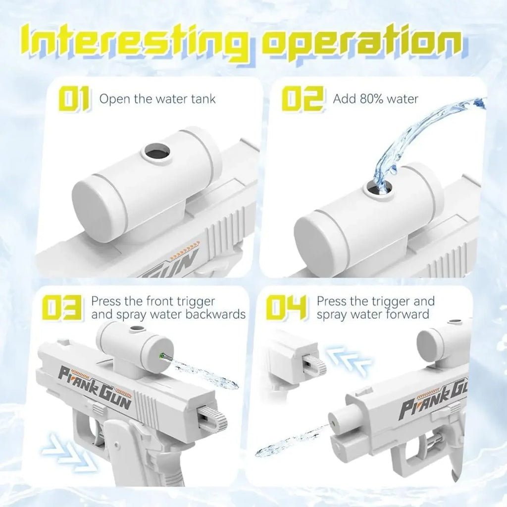 Creative Prank Double Sided Reverse Water Spray Gun Summer