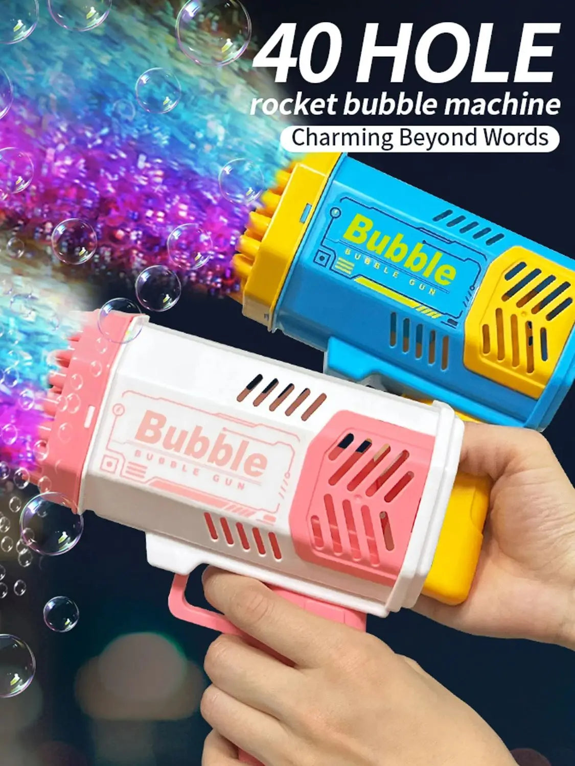 40 Hole Bubble Machine Fully Automatic Bubble Blowing