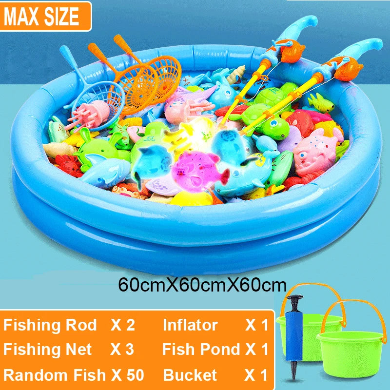 Kids Fishing Toy Set Play Water Toys for Baby
