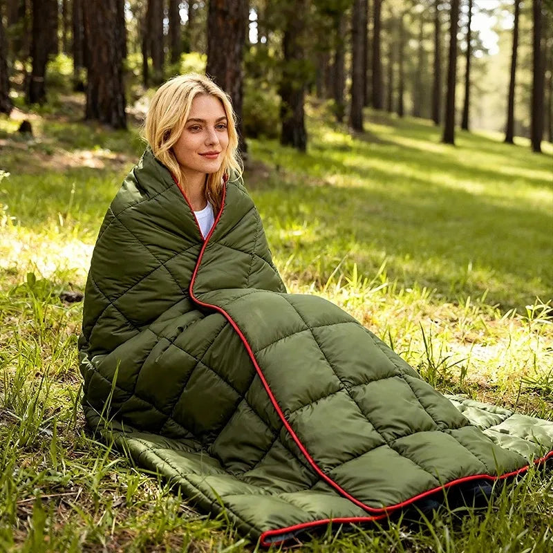 Multifunctional camping gear, portable outdoor travel blanket, moisture-proof mat