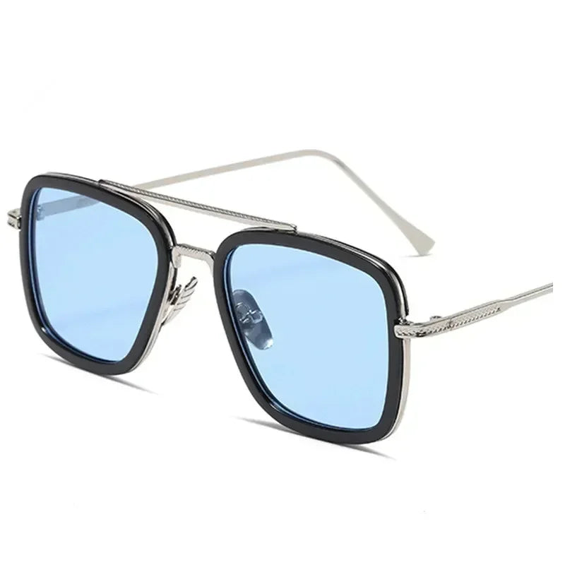 Luxury Square Sunglasses Men Women Brand