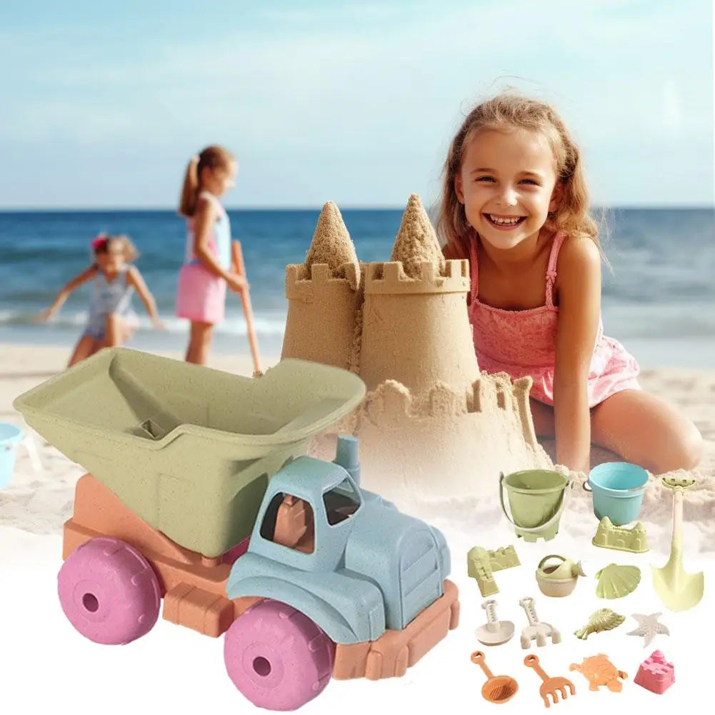 5/7/14/15Pcs Beach Toys Set Sand Toys for Kids Sandbox