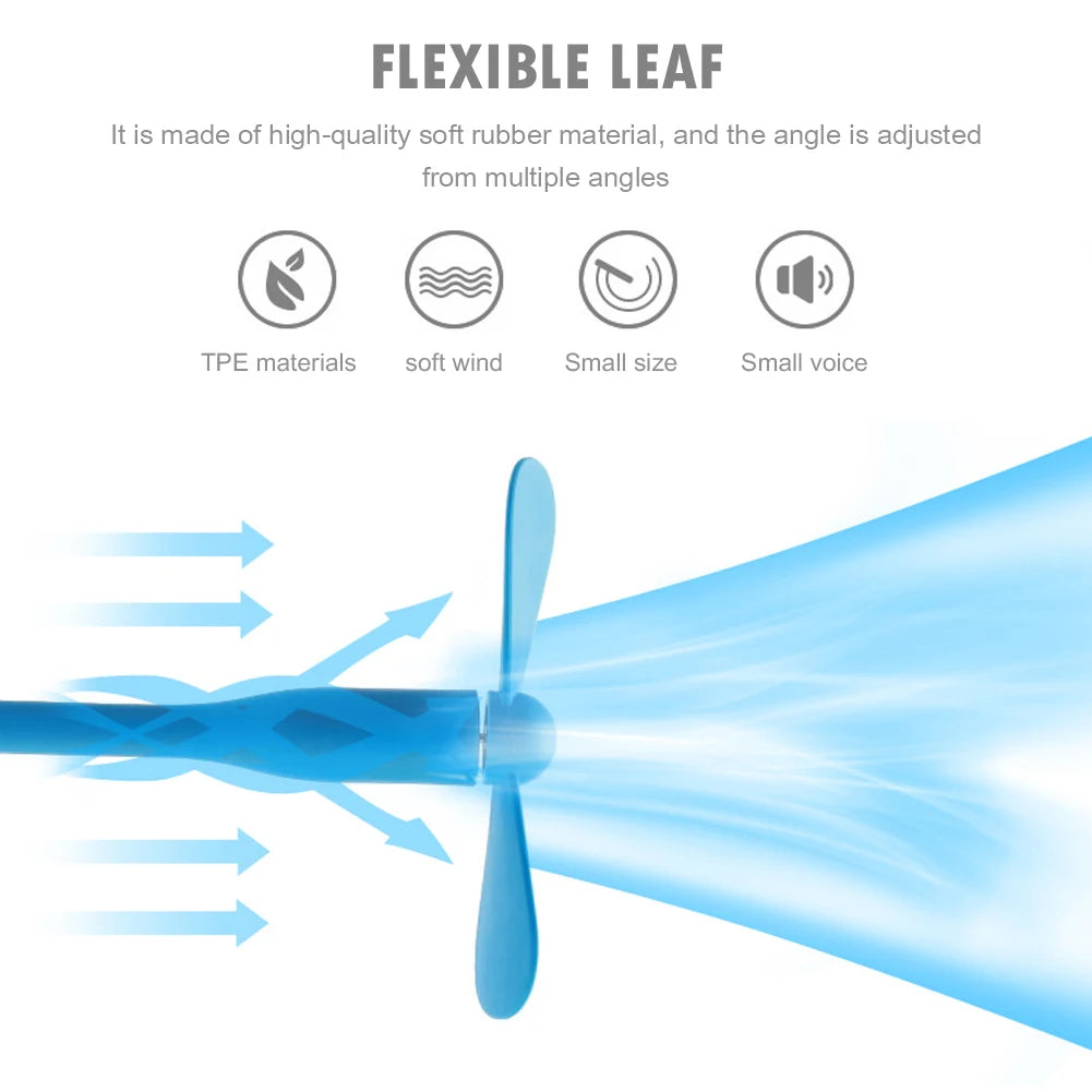 Mini USB Fan Flexible Bendable Fan