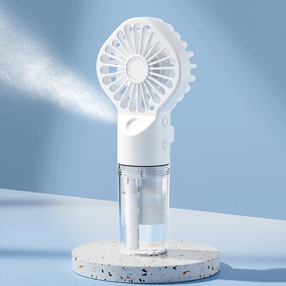 Mini Handheld Mist Fan Portable USB