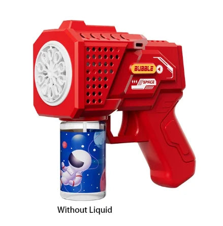 electric bubble gun,, automatic soap blower with lights,