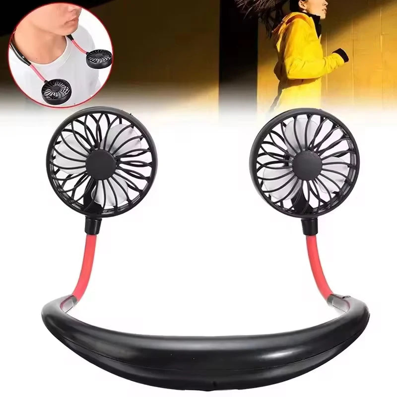 Neck Fan Portable Fan Hand Free Mini USB