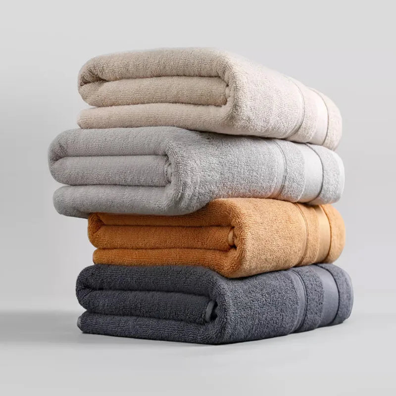 Bath Towel Soft Absorbent Cotton Towels Thickened