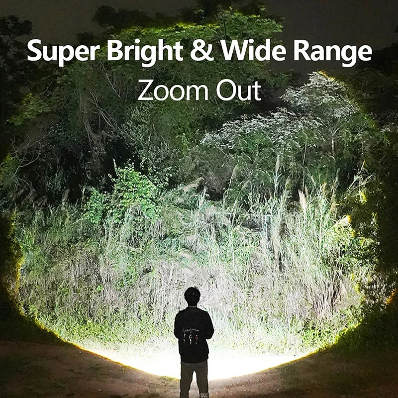 Camping Must-Have - Rechargeable LED Flashlight
