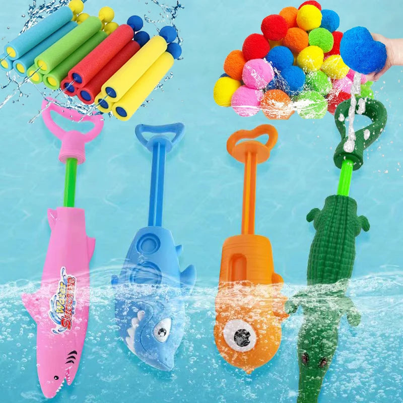 Kids Foam Water Gun Swimming Pool Bath Toys