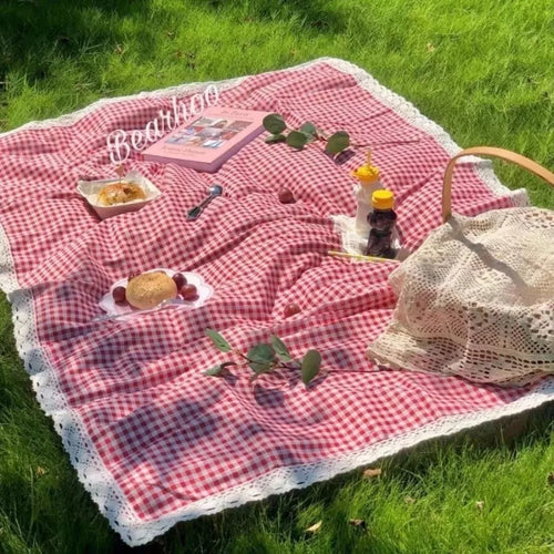 1pc Outdoor Picnic Mat, Summer Thick Waterproof Beach Blanket,