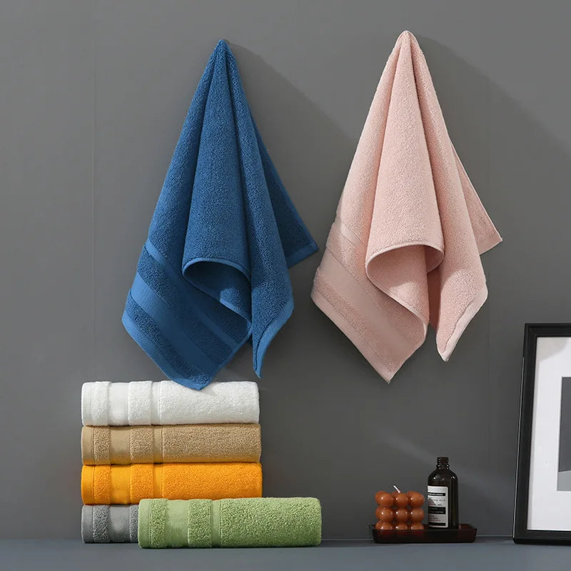 Bath Towel Soft Absorbent Cotton Towels Thickened