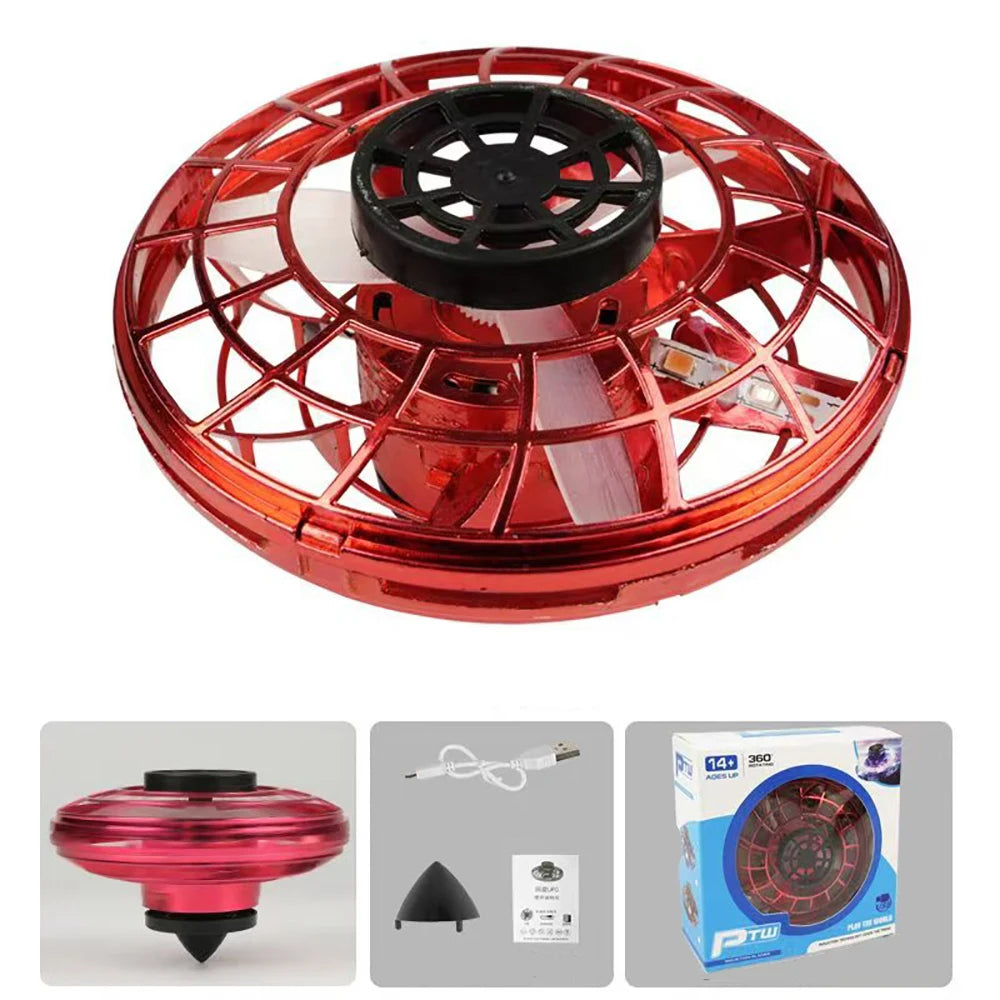 1pc Teenager Flying Spinner UFO Boomerang Mini Drone