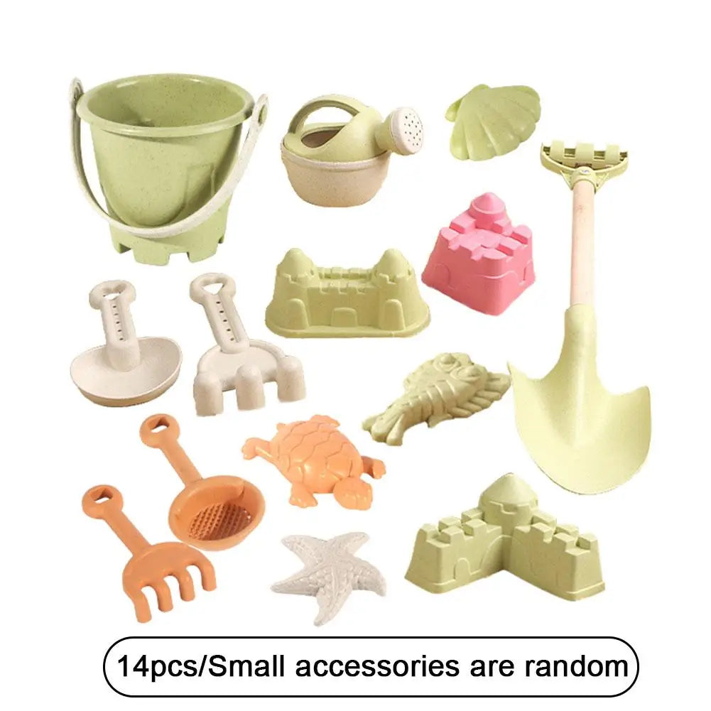 5/7/14/15Pcs Beach Toys Set Sand Toys for Kids Sandbox