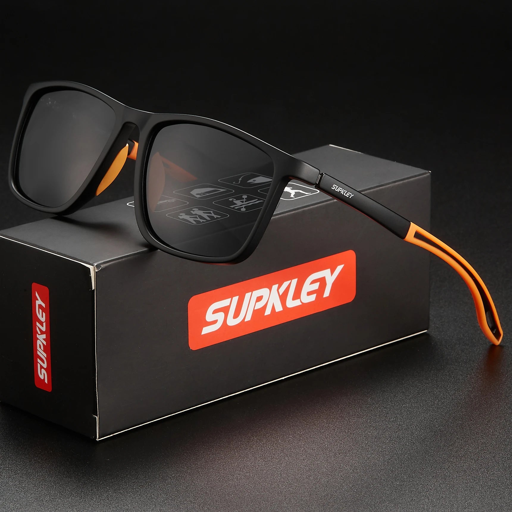 SUPKLEY Sports Sunglasses for Men Women