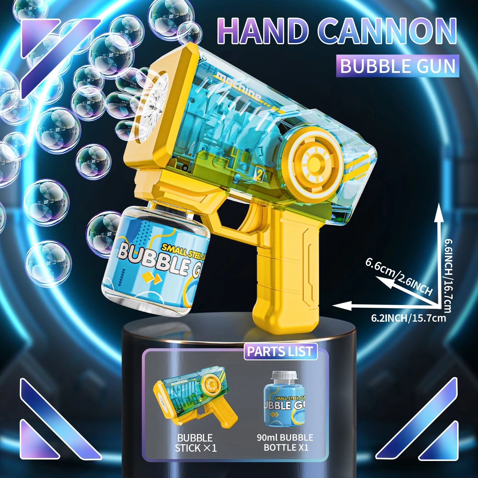 Hight Output 7000+ Bubbles Automatic Bubble Blower