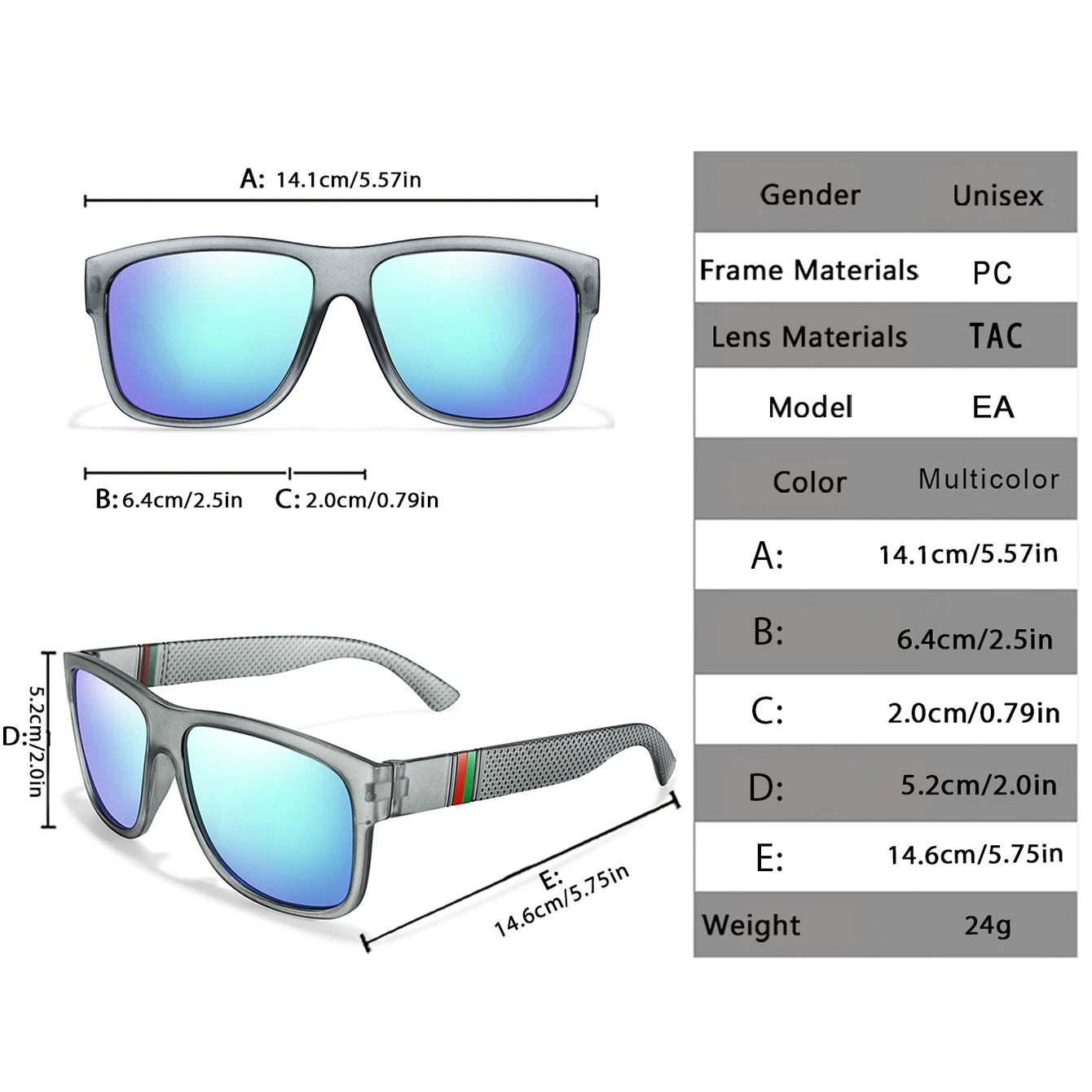 Classic Brand Men Sunglasses