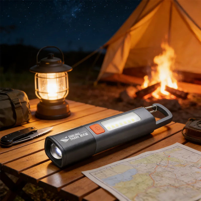 Camping Must-Have - Rechargeable LED Flashlight