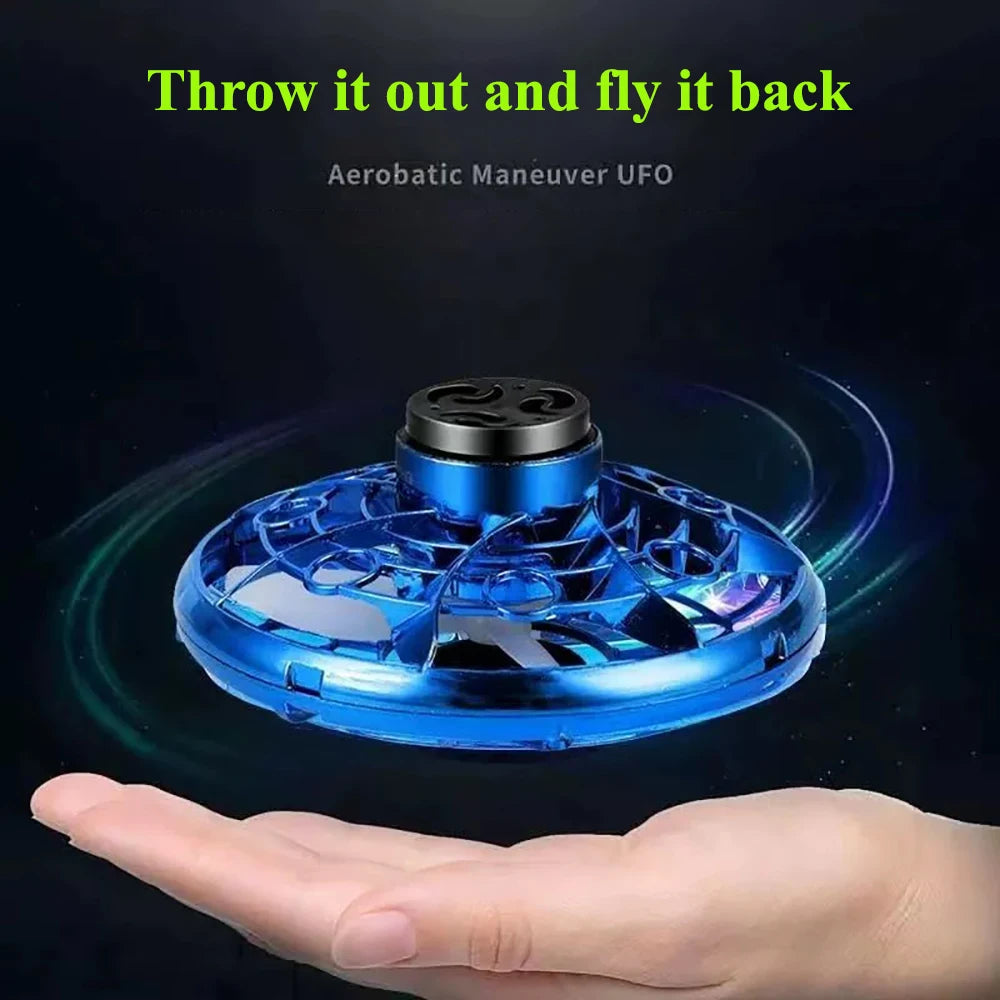 1pc Teenager Flying Spinner UFO Boomerang Mini Drone