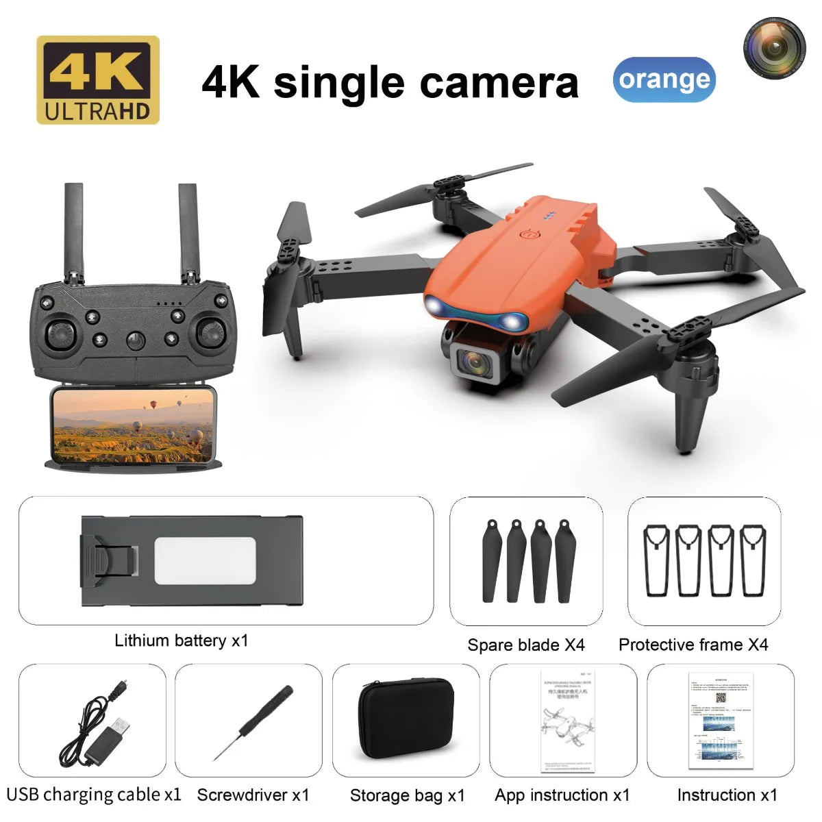 E99 K3 Pro 4k Drone HD Wide Angle Camera High