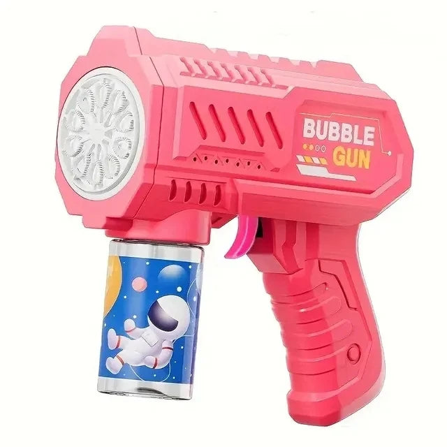 electric bubble gun,, automatic soap blower with lights,
