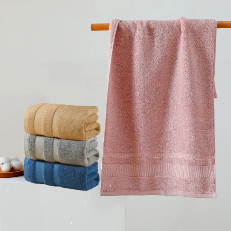 Bath Towel Soft Absorbent Cotton Towels Thickened
