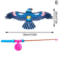 Children Kite Toy Cartoon Eagle Foldable Mini Plastic