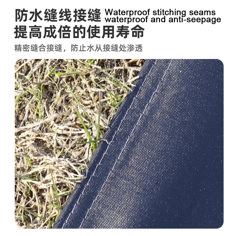 3*3m Rain and UV Resistant Canopy, Moisture-proof Wetland Mat,