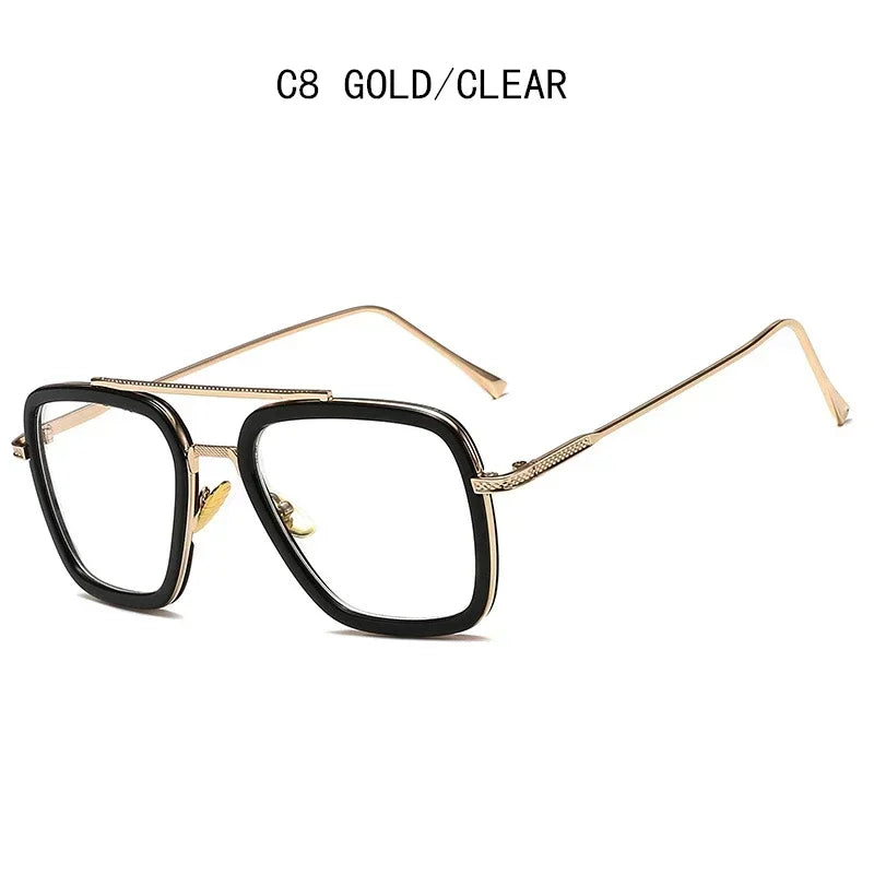Luxury Square Sunglasses Men Women Brand