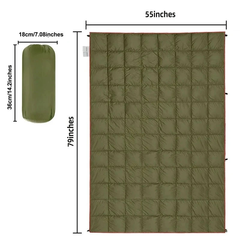 Multifunctional camping gear, portable outdoor travel blanket, moisture-proof mat
