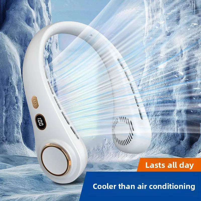 Neck Fan Portable Rechargeable  Long Battery