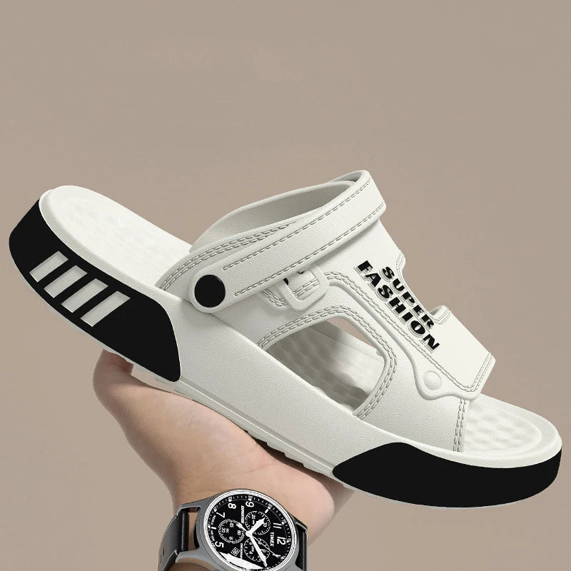 Men Slippers Summer EVA Soft-soled Platform Slides Sandals