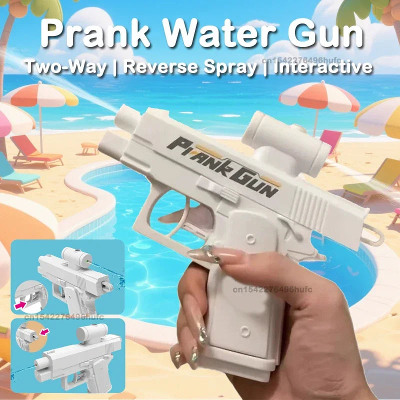 Creative Prank Double Sided Reverse Water Spray Gun Summer