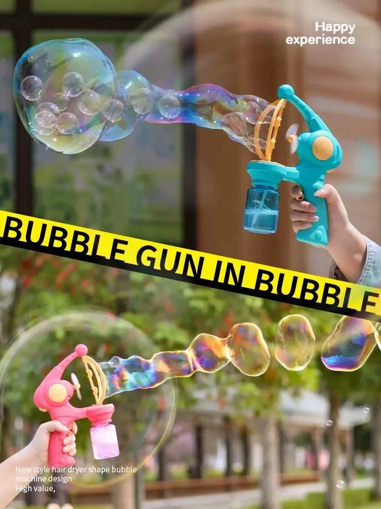 Bubbles Machine Bubble Gun large Small bubbles Kids Toy