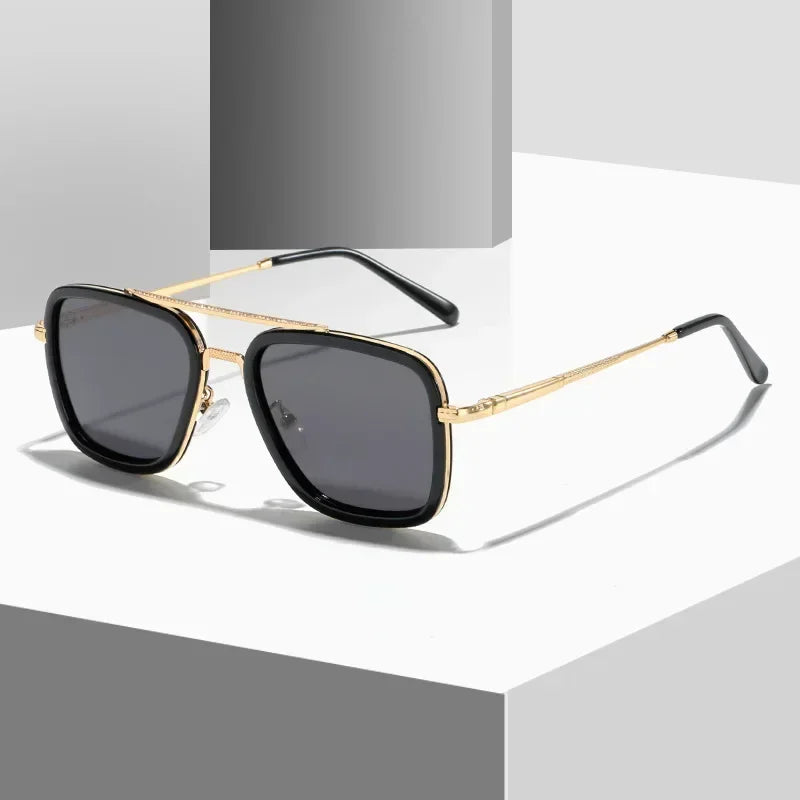 Luxury Square Sunglasses Men Women Brand