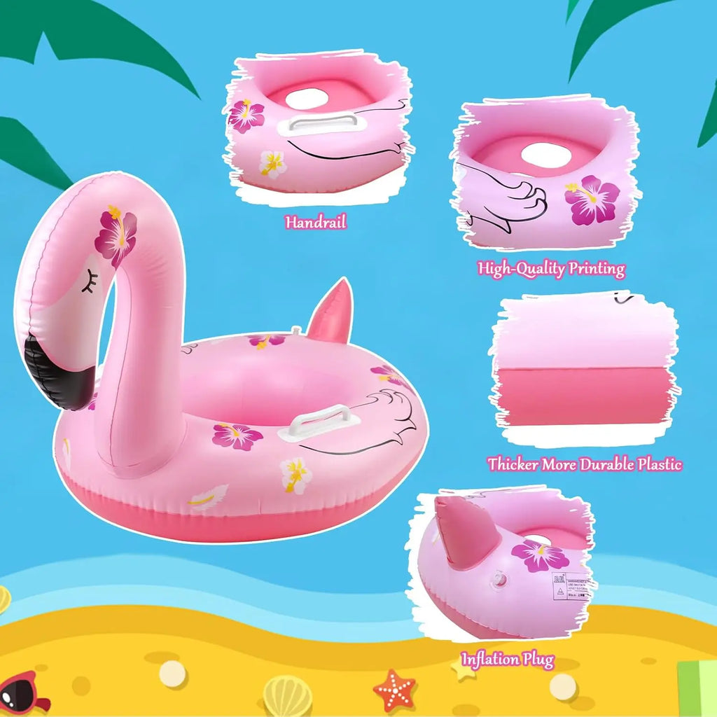 Toy Floating Seat Flamingo Shape Water