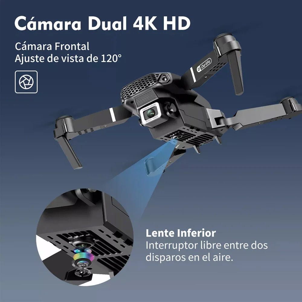 Drones Camera 4K E88 Wide Angle, 1080P Hd Camera,